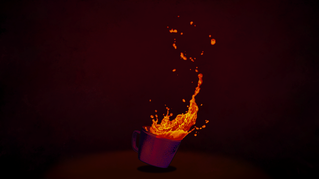 Arte — Xícara de Fogo